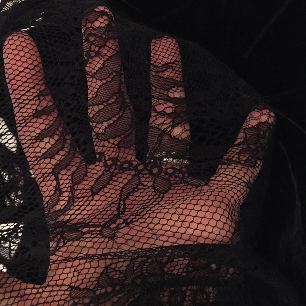 Free People Velvet and Lace double Strap T… - Picture 5 of 6